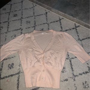 Cute blush pink crop top